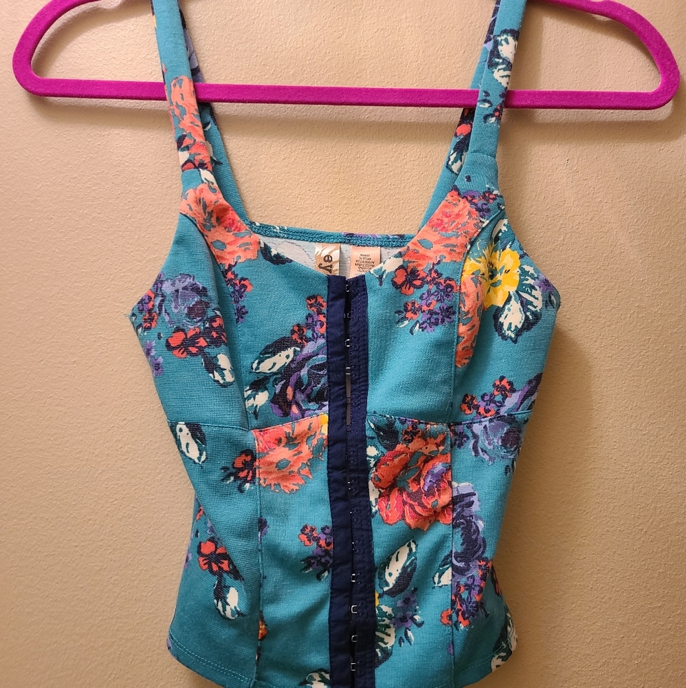 Corset style crop top